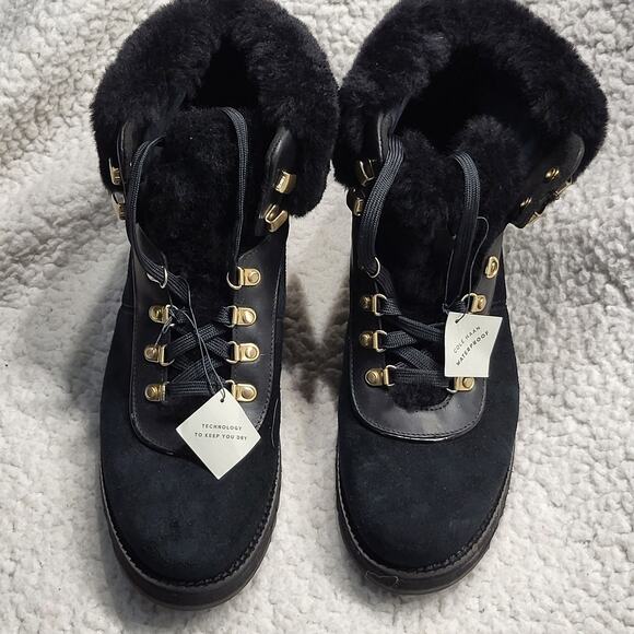 NEW Cole Haan Zerogrand Explore Upstate Hiker Waterproof Leather Booties sz 8.5 - Picture 4 of 9